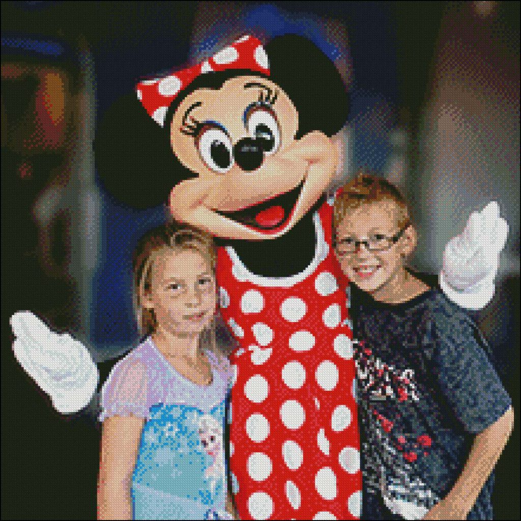Kids met Minnie Mouse patroon